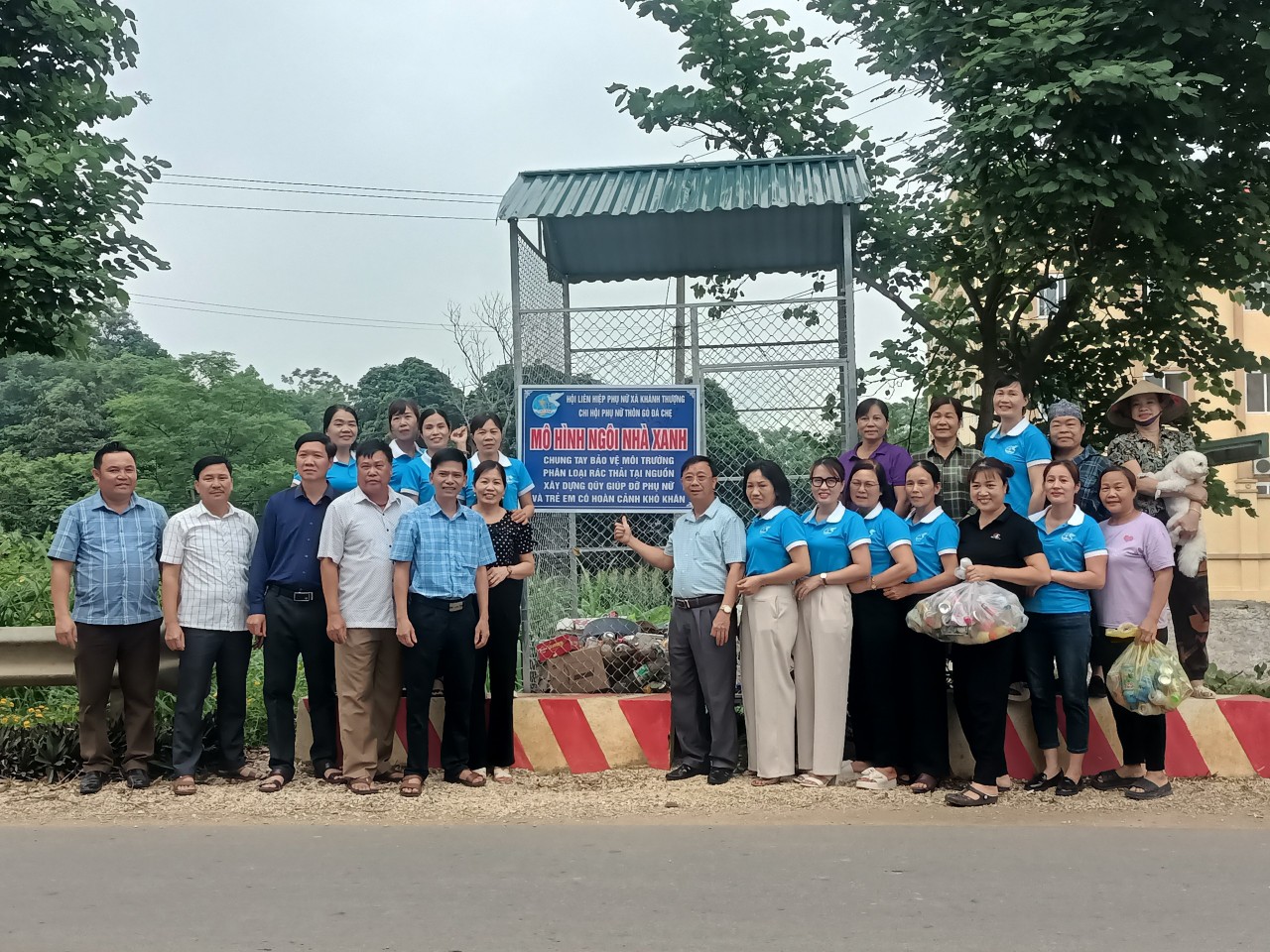 Hội LHPN xã Khánh Thượng ra mắt mô hình Ngôi nhà xanh